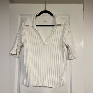 White collared shirt